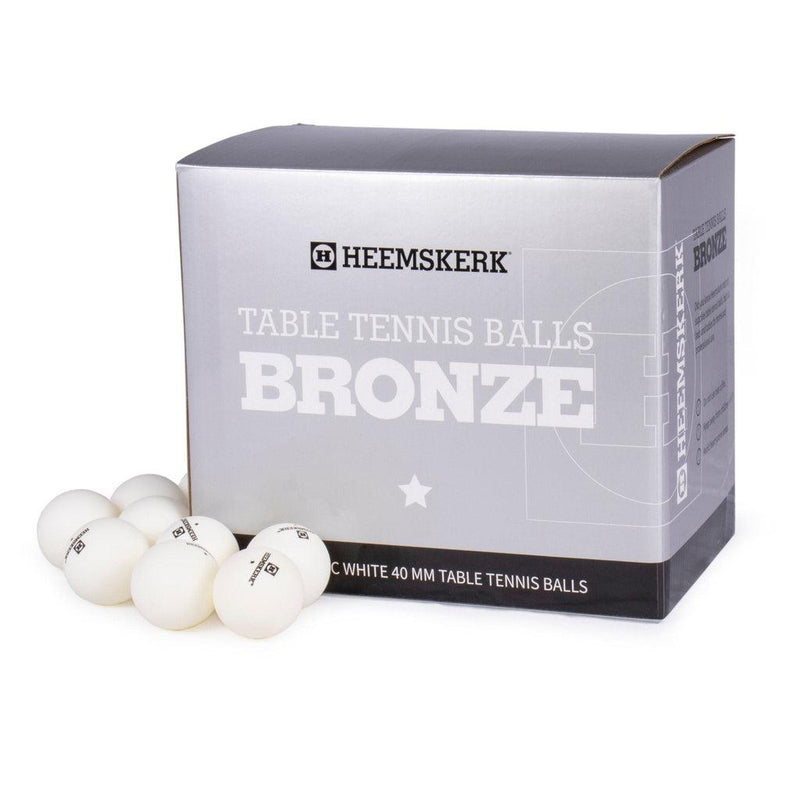 Bordtennisballer Bronze-Bordtennisballer-Heemskerk-Hvit-120-pack-Kvalitetstid AS