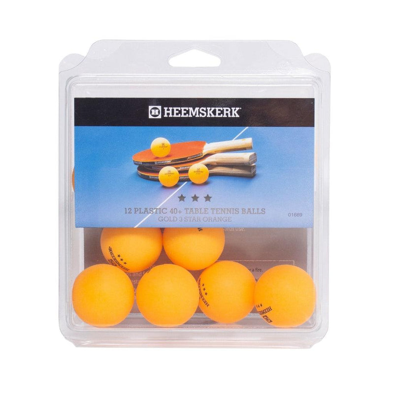 Bordtennisballer Gold-Bordtennisballer-Heemskerk-Orange-12-pack-Kvalitetstid AS