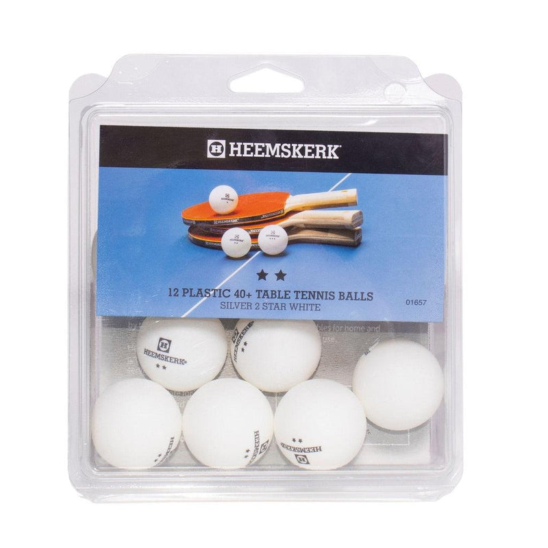 Bordtennisballer Silver-Bordtennisballer-Heemskerk-Hvit-6-pack-Kvalitetstid AS