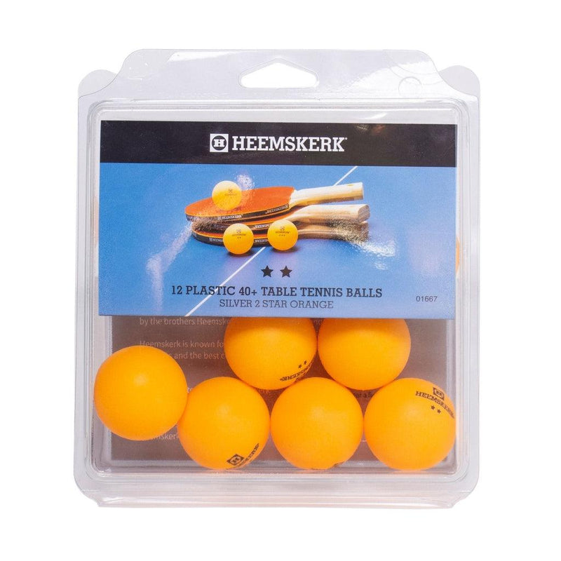 Bordtennisballer Silver-Bordtennisballer-Heemskerk-Orange-12-pack-Kvalitetstid AS
