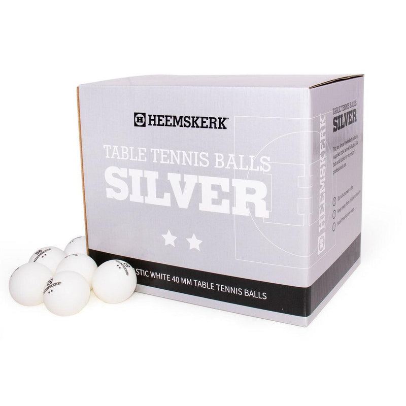 Bordtennisballer Silver-Bordtennisballer-Heemskerk-Hvit-120-pack-Kvalitetstid AS