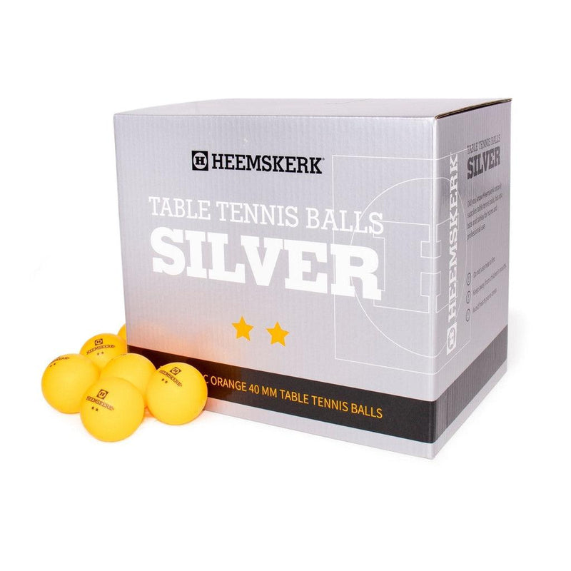 Bordtennisballer Silver-Bordtennisballer-Heemskerk-Orange-120-pack-Kvalitetstid AS