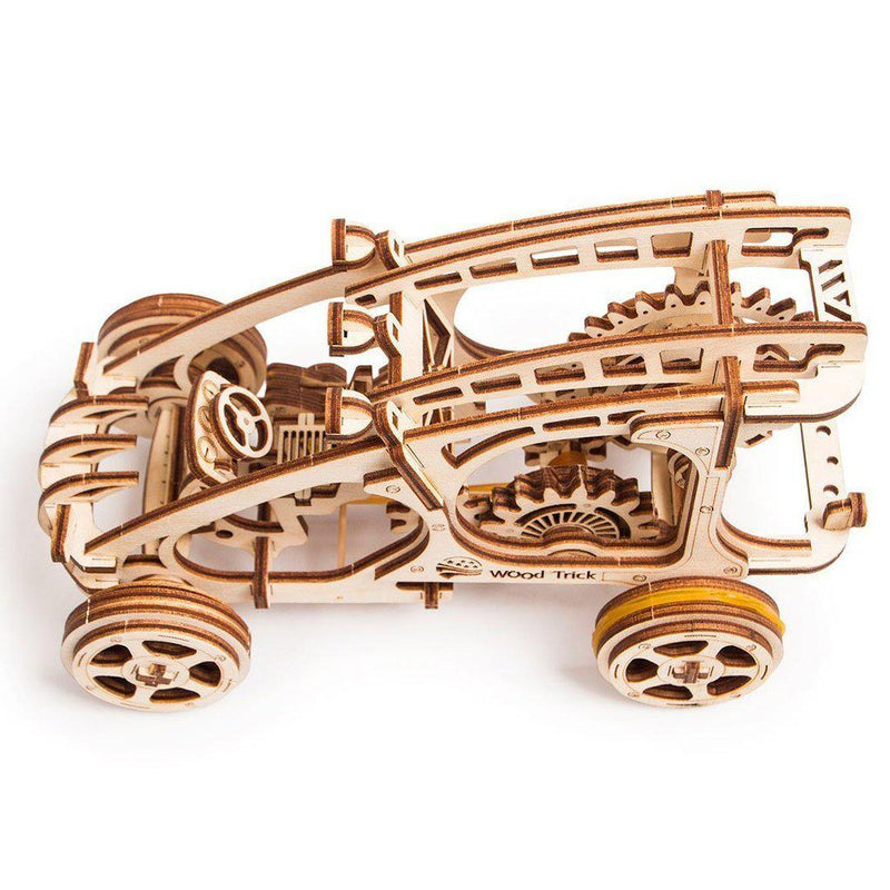 Buggy - 3D mekanisk 3D byggesett i tre fra WoodTrick