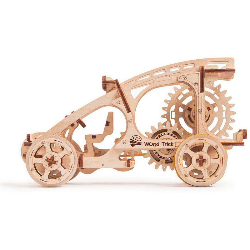 Buggy - 3D mekanisk 3D byggesett i tre fra WoodTrick