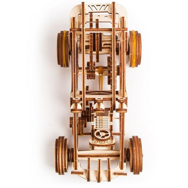 Buggy - 3D mekanisk 3D byggesett i tre fra WoodTrick