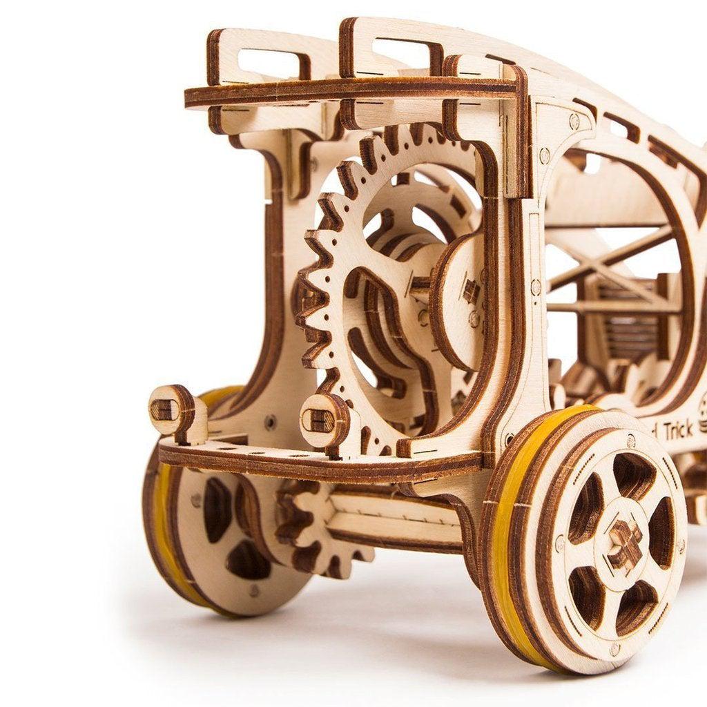 Buggy - 3D mekanisk 3D byggesett i tre fra WoodTrick