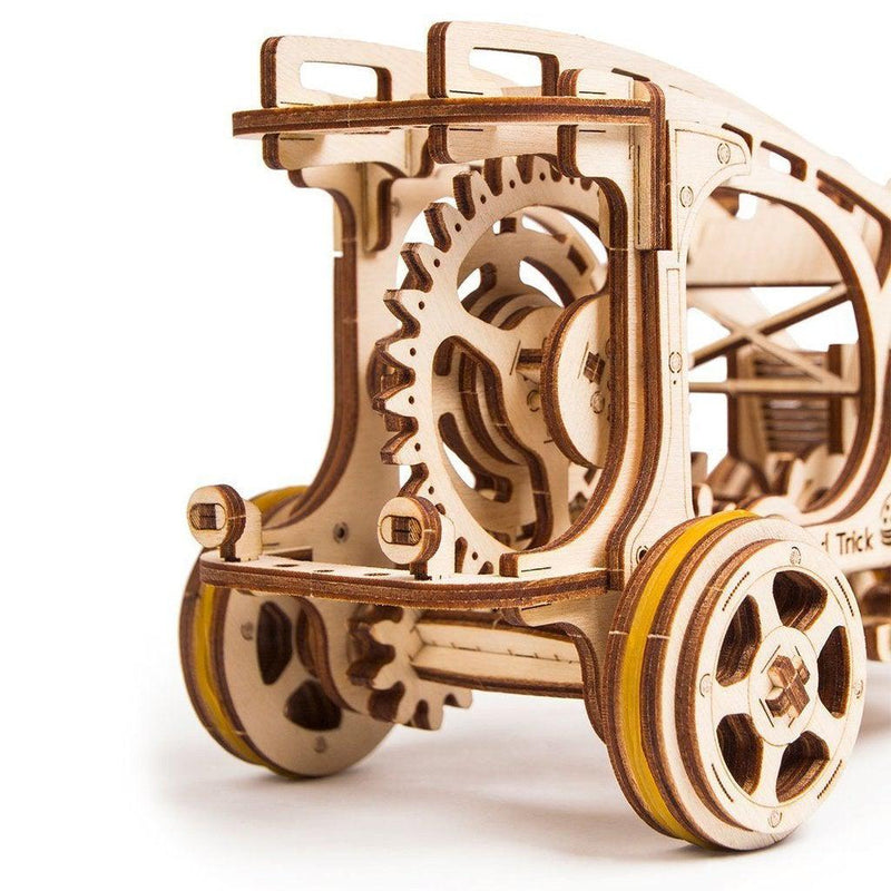 Buggy - 3D mekanisk 3D byggesett i tre fra WoodTrick
