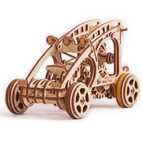 Buggy - 3D mekanisk 3D byggesett i tre fra WoodTrick