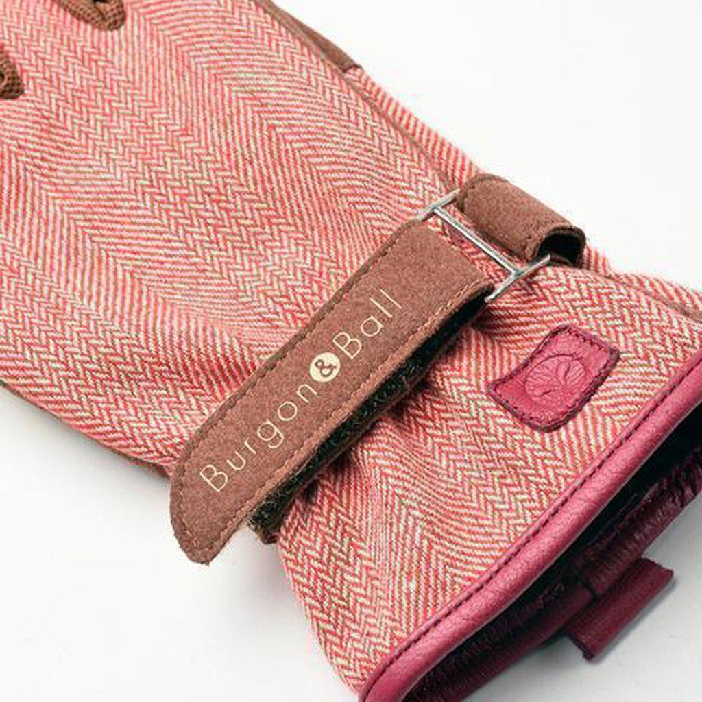 Burgon & Ball | Hagehansker - Rød Tweed-Hagehansker-Burgon & Ball-S/M (6.5-7)-Kvalitetstid AS