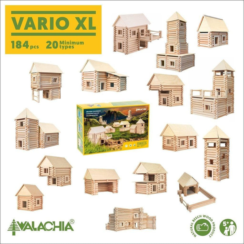 Byggesett laft | Vario XL 184 deler-Byggesett-Walachia-Kvalitetstid AS