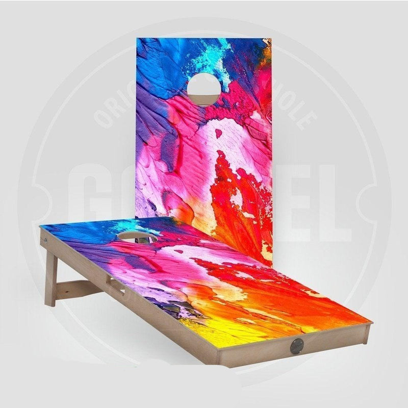 Cornhole Gockel | Det originale ertepose-spillet-Utespill-Gockel-dobbel-abstrakt-Kvalitetstid AS