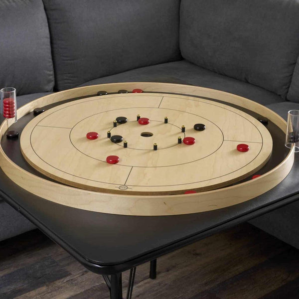 Crokinole Black - komplett utstyrspakke-Crokinole-Tracey Boards-Kvalitetstid AS