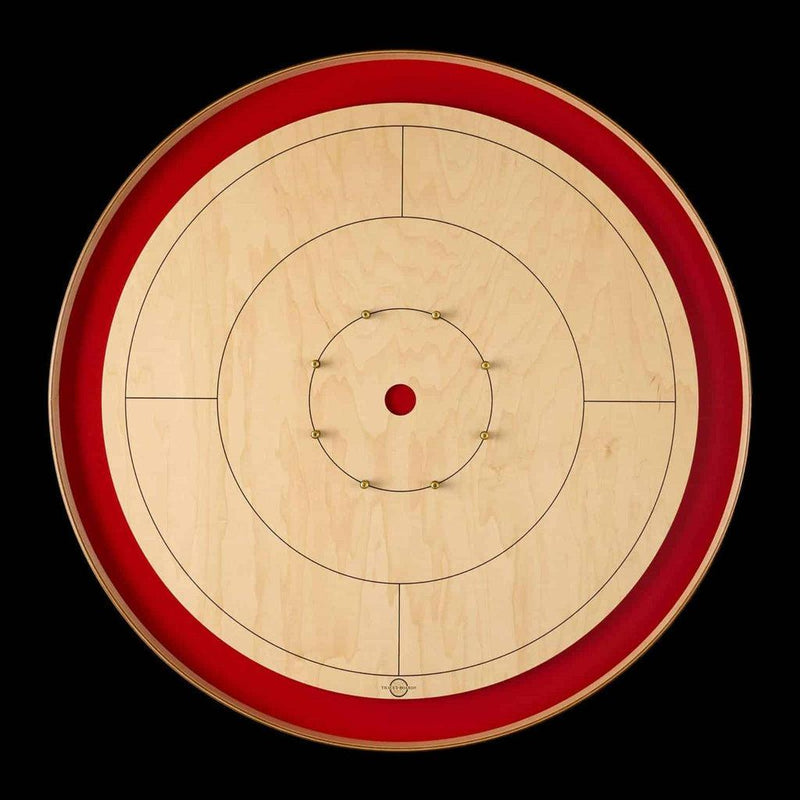 Crokinole Red - komplett utstyrspakke-Crokinole-Tracey Boards-Kvalitetstid AS