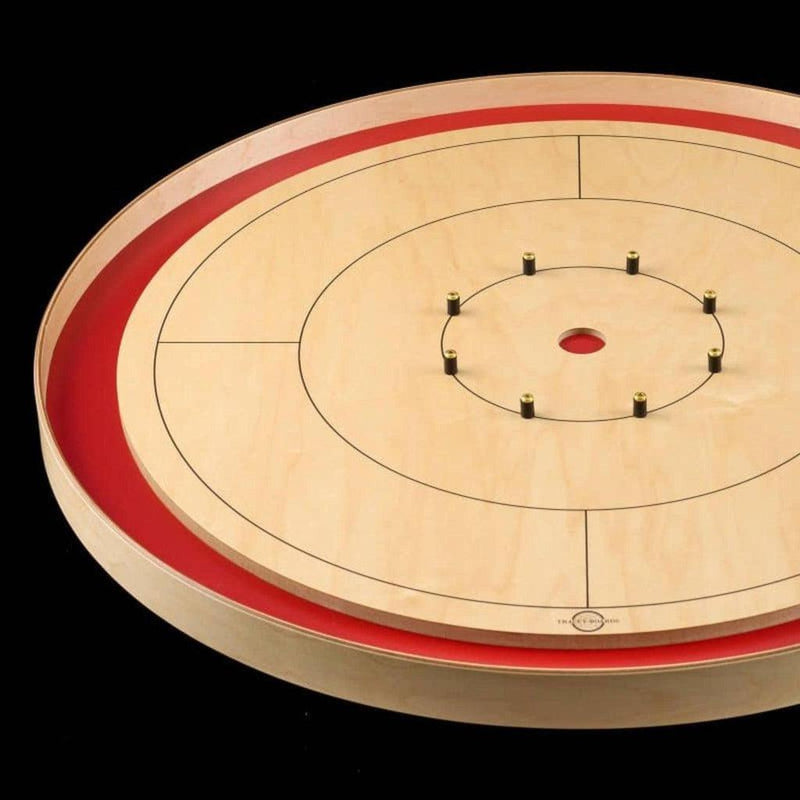 Crokinole Red - komplett utstyrspakke-Crokinole-Tracey Boards-Kvalitetstid AS
