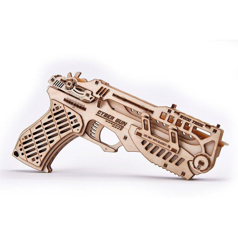 Cyber-Gun---3D-wooden-mechanical-model-kit-by-WoodTrick.-WoodTrick-wooden-model-kit