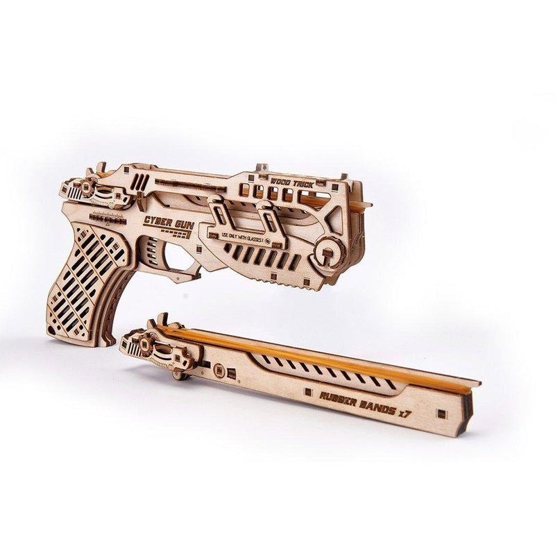 Cyber-Gun---3D-wooden-mechanical-model-kit-by-WoodTrick.-WoodTrick-wooden-model-kit