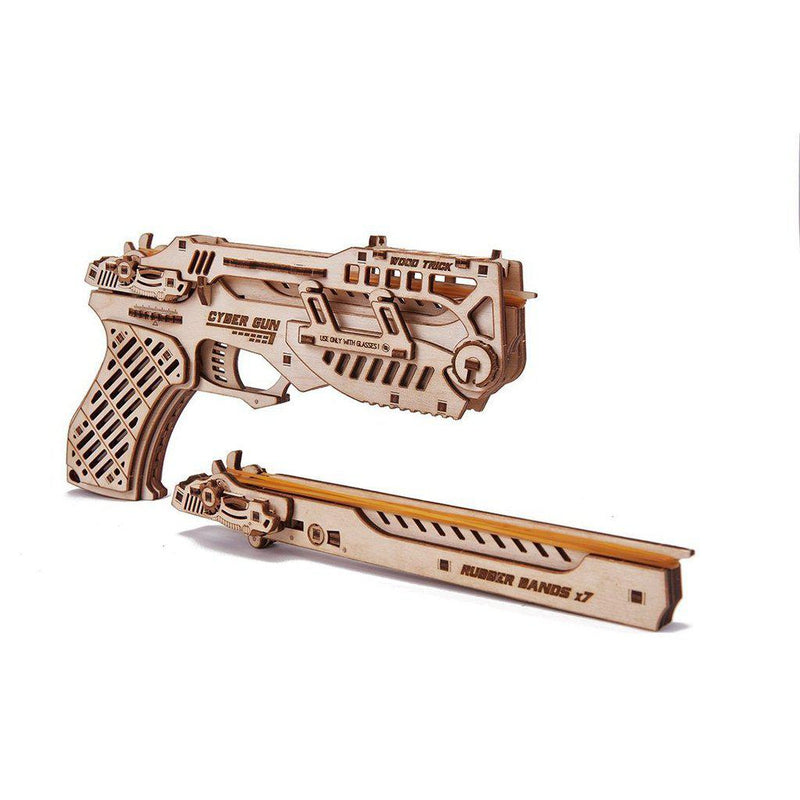 Cyber-Gun---3D-wooden-mechanical-model-kit-by-WoodTrick.-WoodTrick-wooden-model-kit