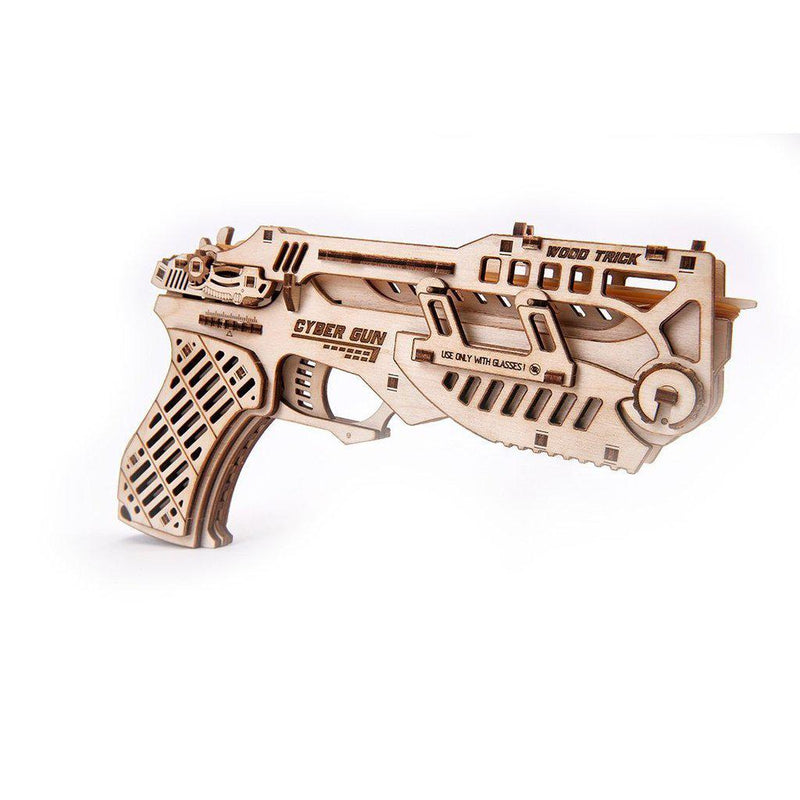 Cyber-Gun---3D-wooden-mechanical-model-kit-by-WoodTrick.-WoodTrick-wooden-model-kit