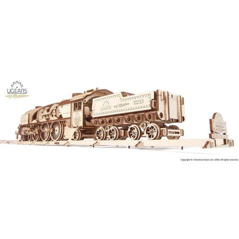 Model V-Express Steam Train with Tender-Byggesett-Ugears-Kvalitetstid AS