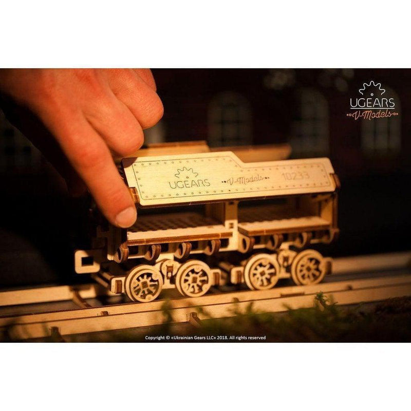 Model V-Express Steam Train with Tender-Byggesett-Ugears-Kvalitetstid AS