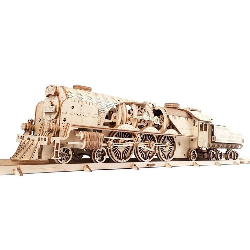 Model V-Express Steam Train with Tender-Byggesett-Ugears-Kvalitetstid AS