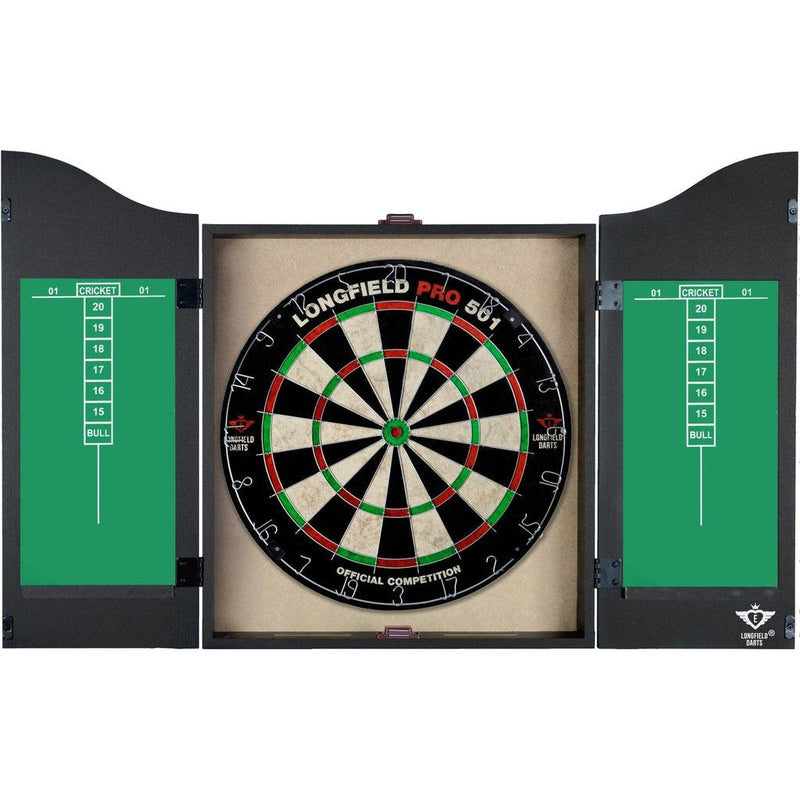 Dartskap i tre med sisal dartskive og dartpiler-Dart skap-Engelhart-Kvalitetstid AS