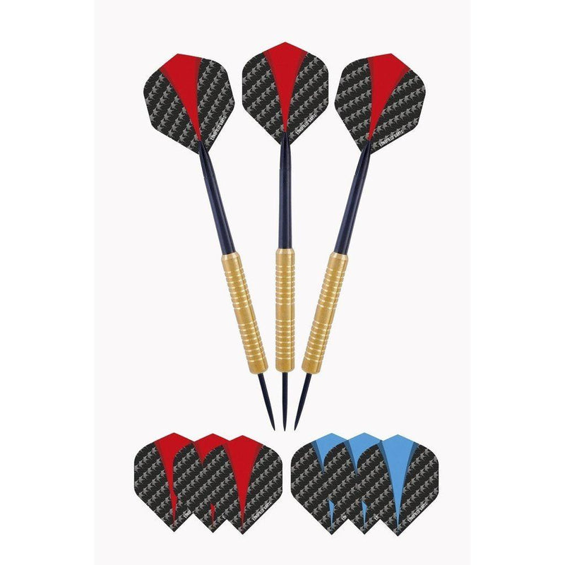 Dartskap i tre med sisal dartskive og dartpiler-Sport-Engelhart-Kvalitetstid AS