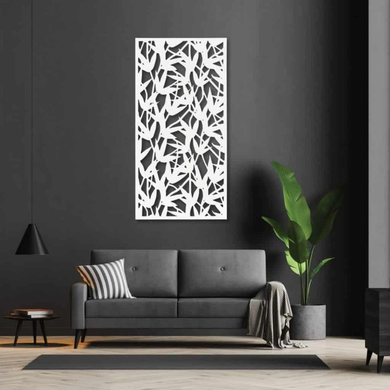 Designskjerm | Kompositt Hvit | Bamboo-Designskjerm-Core Landscape Products-90 x 180cm-Kvalitetstid AS