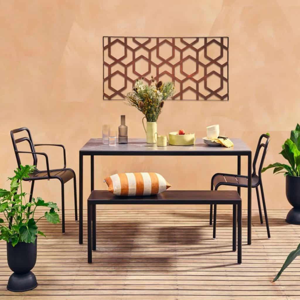 Designskjerm | Metall Core-Ten | Hive-Designskjerm-Core Landscape Products-60 x 120cm-Kvalitetstid AS