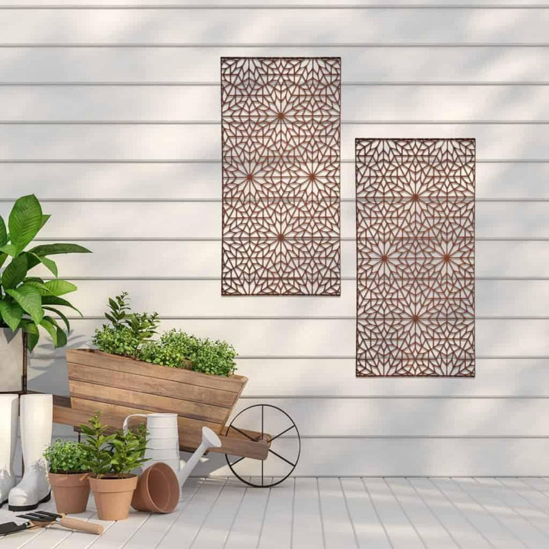 Designskjerm | Metall Core-Ten | Ria-Designskjerm-Core Landscape Products-60 x 120cm-Kvalitetstid AS