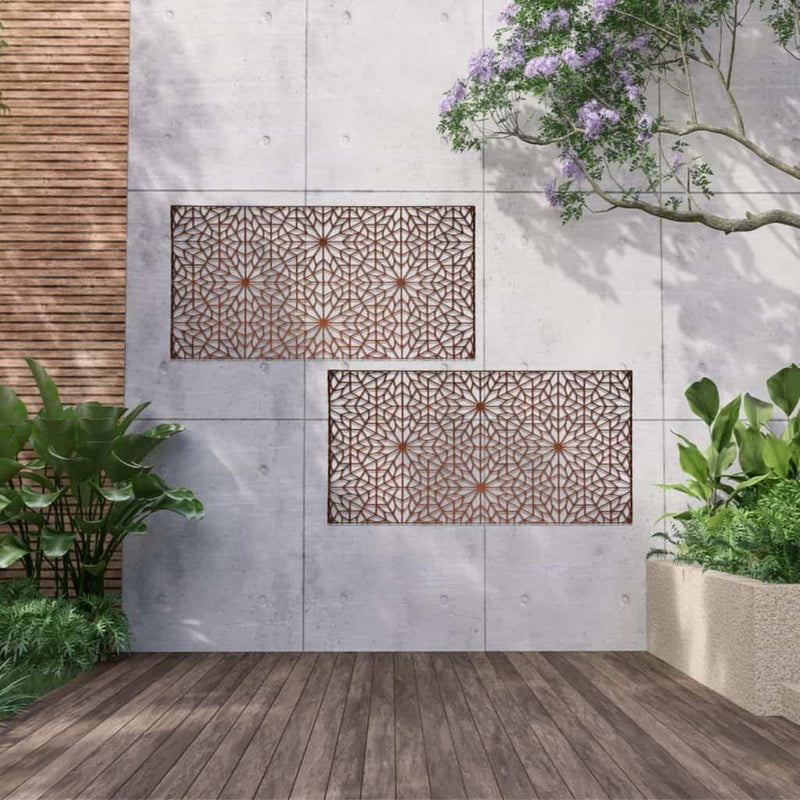 Designskjerm | Metall Core-Ten | Ria-Designskjerm-Core Landscape Products-60 x 120cm-Kvalitetstid AS