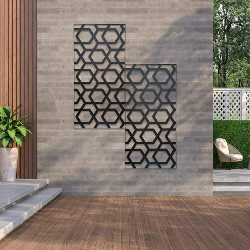 Designskjerm | Metall Sort | Hive-Designskjerm-Core Landscape Products-60 x 120cm-Kvalitetstid AS