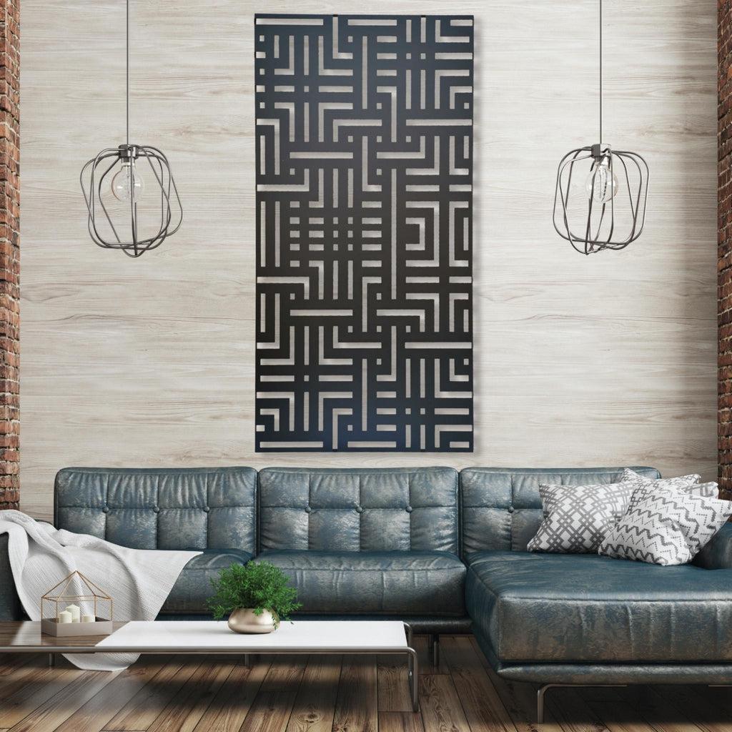 Designskjerm | Metall Sort | Labyrinth-Designskjerm-Core Landscape Products-90 x 180cm-Kvalitetstid AS