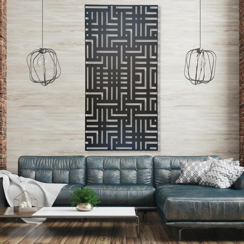 Designskjerm | Metall Sort | Labyrinth-Designskjerm-Core Landscape Products-90 x 180cm-Kvalitetstid AS