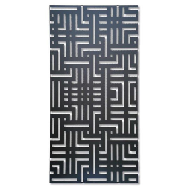 Designskjerm | Metall Sort | Labyrinth-Designskjerm-Core Landscape Products-60 x 120cm-Kvalitetstid AS