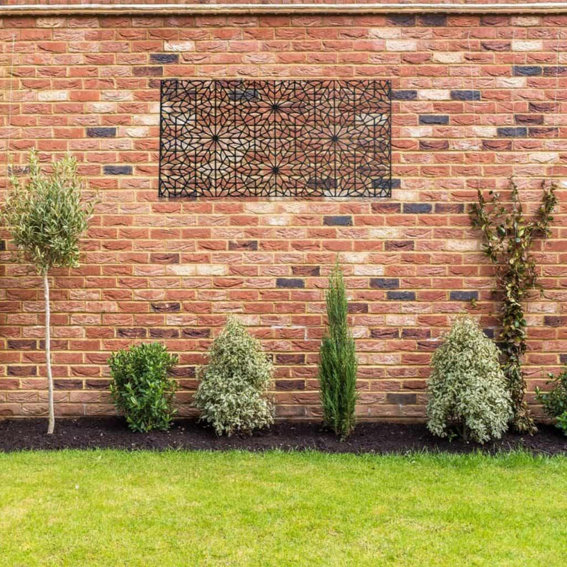 Designskjerm | Metall Sort | Ria-Designskjerm-Core Landscape Products-60 x 120cm-Kvalitetstid AS