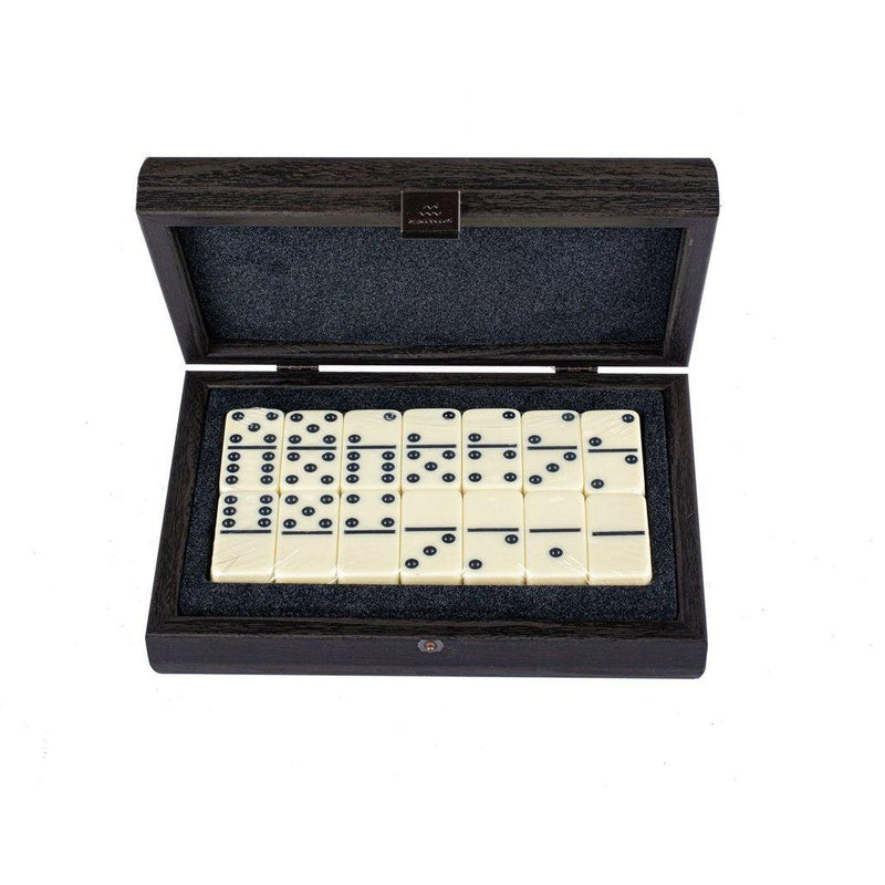 DOMINO SET in Black wooden replica case-Bordspill-Manopoulos-Medium-Kvalitetstid AS