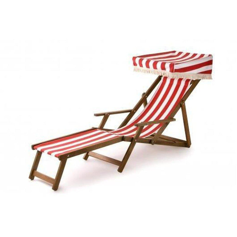 Flukt-Solseng | Edvardiansk fluktstol-Fluktstoler-Southsea Deckchairs-Bomullsprint-PCRW-Kvalitetstid AS