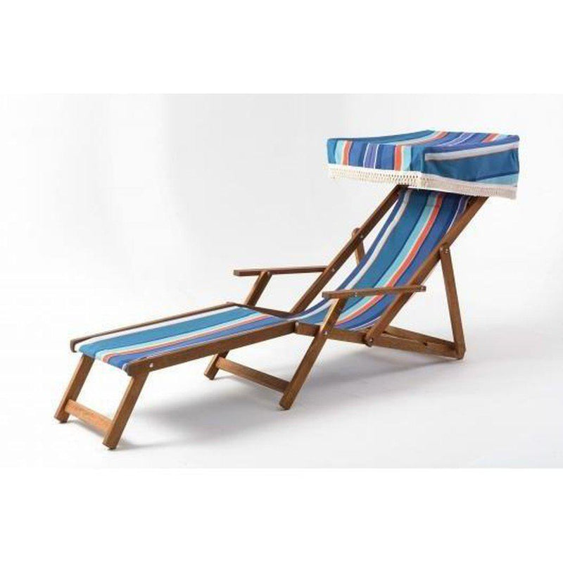 Flukt-Solseng | Edvardiansk fluktstol | Vevd bomull-Fluktstoler-Southsea Deckchairs-WC88-Kvalitetstid AS