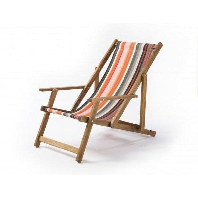 Fluktstol m/armlener| Vevd bomull-Fluktstoler-Southsea Deckchairs-WC55-Kvalitetstid AS