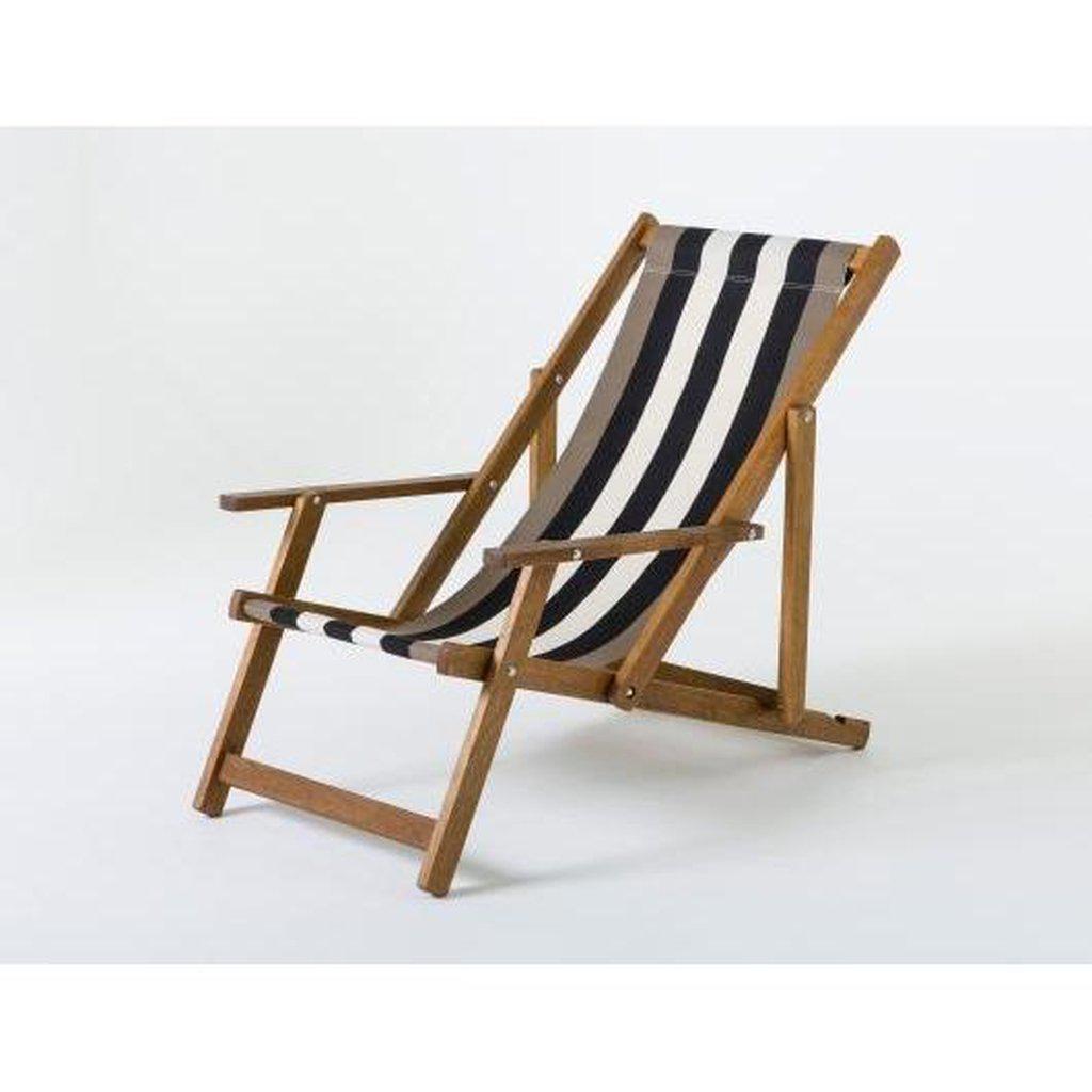 Fluktstol m/armlener| Vevd bomull-Fluktstoler-Southsea Deckchairs-WC70-Kvalitetstid AS