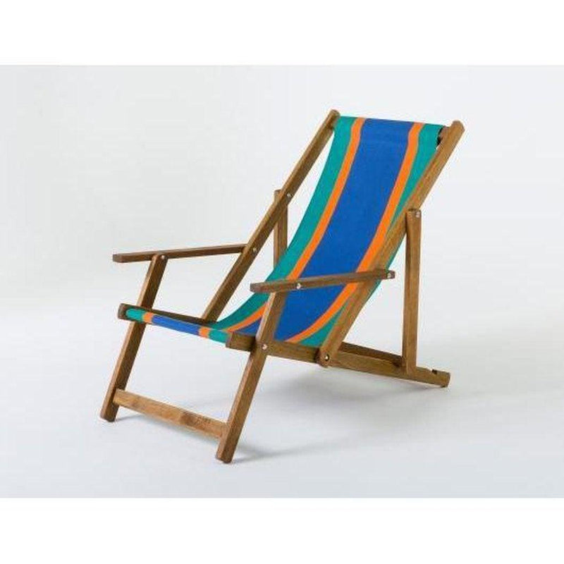 Fluktstol m/armlener| Vevd bomull-Fluktstoler-Southsea Deckchairs-WC78-Kvalitetstid AS