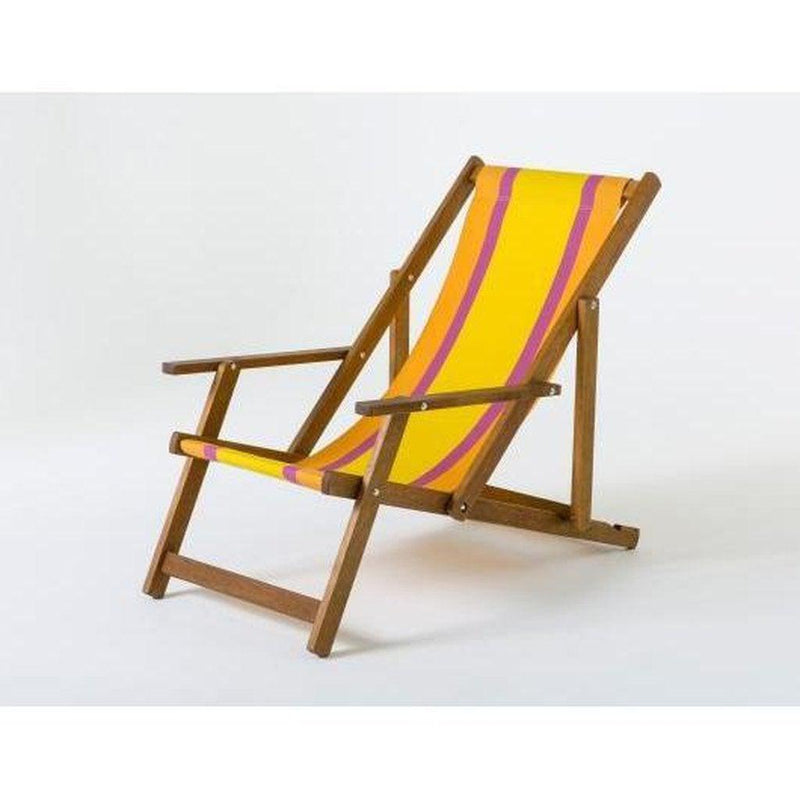 Fluktstol m/armlener| Vevd bomull-Fluktstoler-Southsea Deckchairs-WC80-Kvalitetstid AS