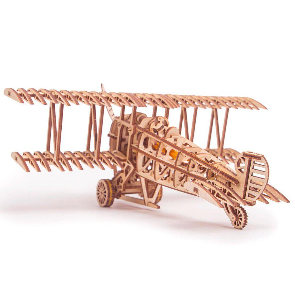 Plane - 3D mekanisk 3D byggesett i tre fra WoodTrick