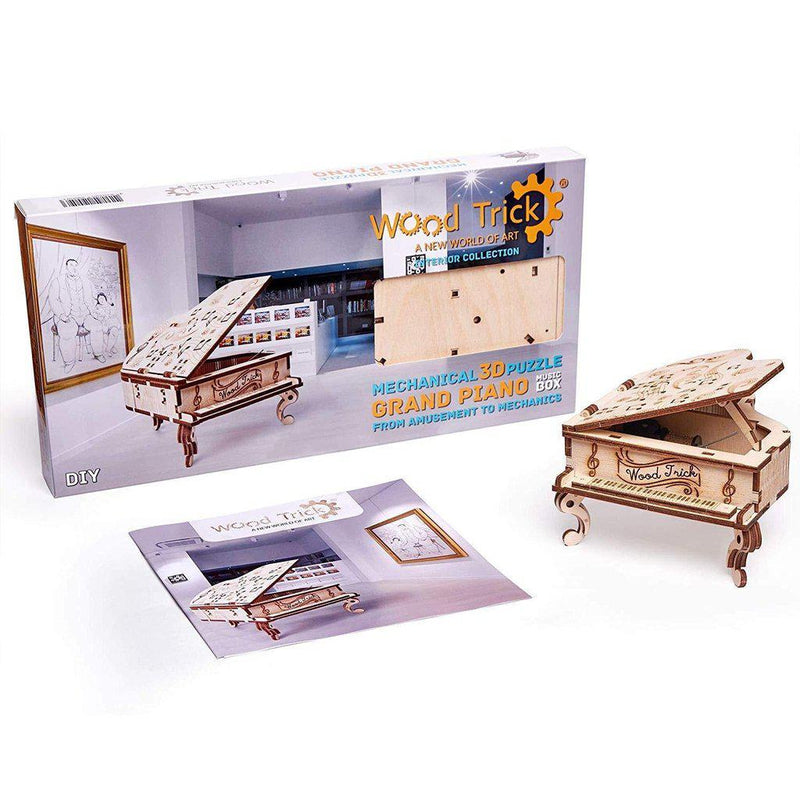 Toy Piano - WoodTrick, wooden model kit, 3d wooden mechanical model, model building model kit 1.1