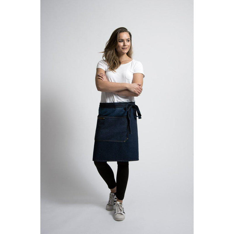 Forkle | Denim - Hofte - Lang Lengde-Hage-Stalwart Crafts-Kvalitetstid AS