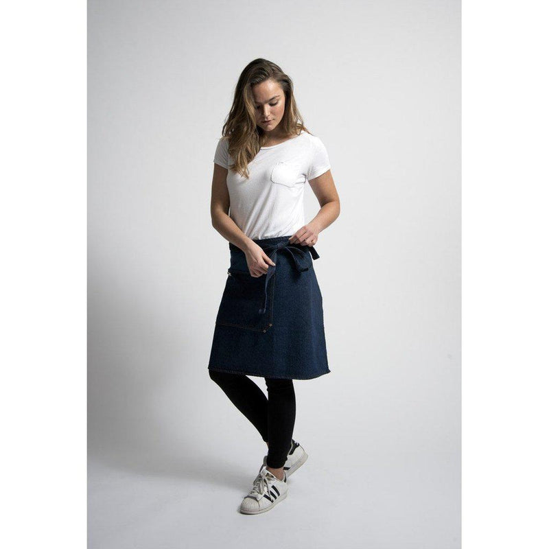 Forkle | Denim - Hofte - Lang Lengde-Hage-Stalwart Crafts-Kvalitetstid AS