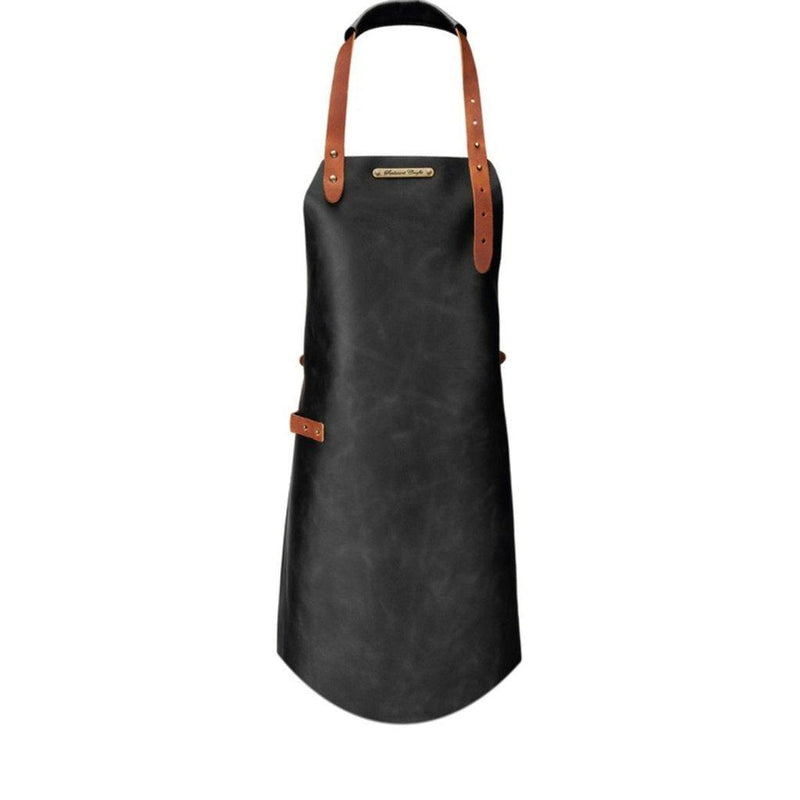 Forkle | Skinnforkle - Full Lengde - Lær - Herre & Dame-Hage-Stalwart Crafts-Black-Dame-Kvalitetstid AS