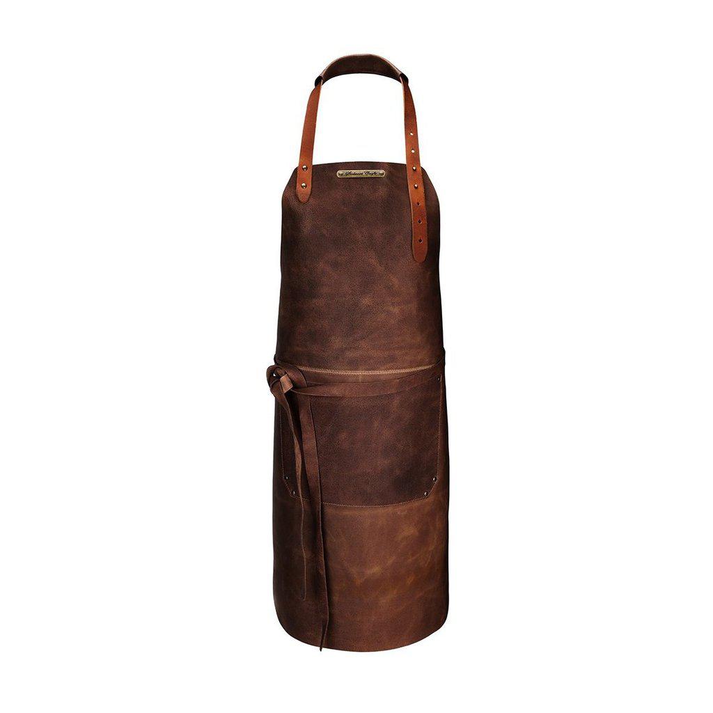 Forkle | Skinnforkle XL - Full Lengde - Lær-Hage-Stalwart Crafts-Brown-Kvalitetstid AS