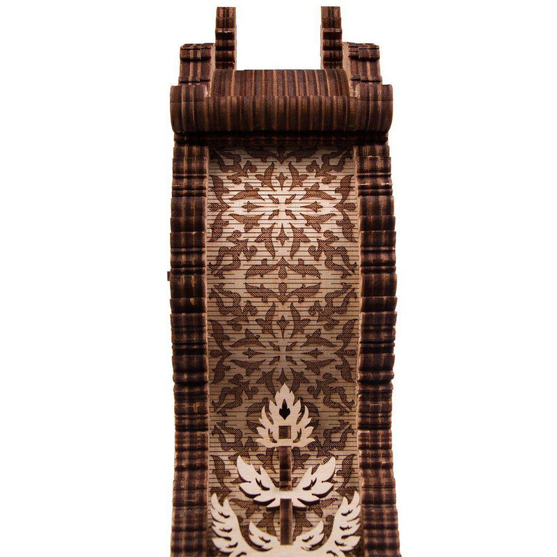 Vintage Clock - 3D mekanisk 3D byggesett i tre fra WoodTrick